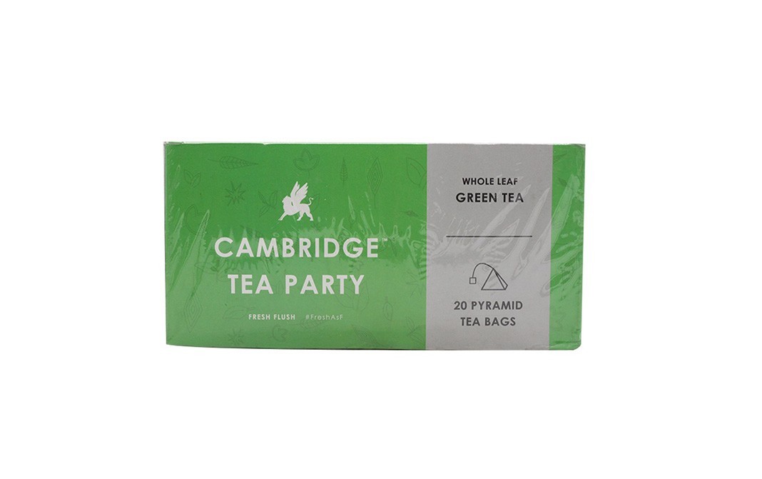Cambridge Tea party Whole Leaf Green Tea    Pack  20 pcs